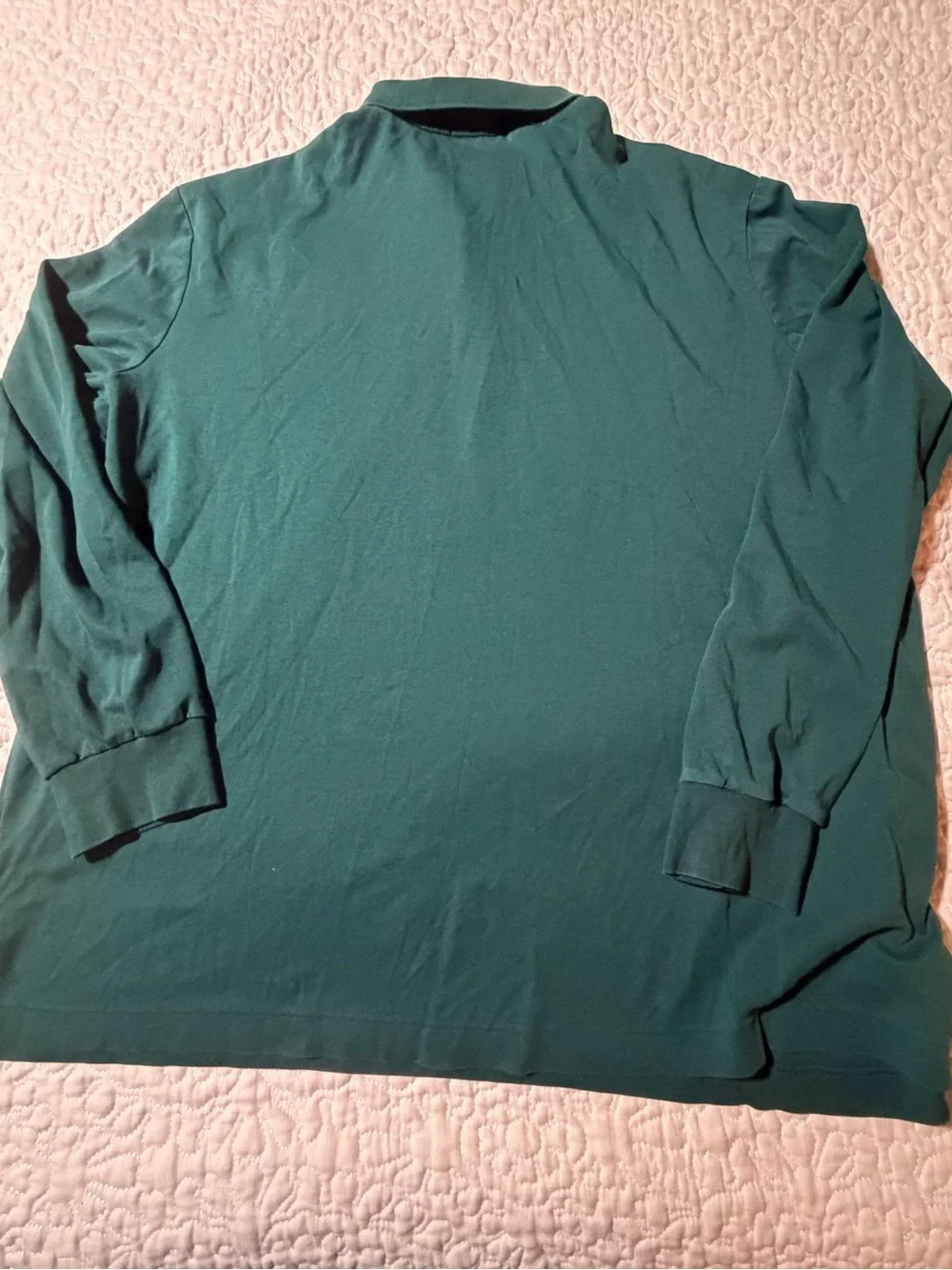 Polo Ralph Lauren Dark Green Long Sleeve Classic fit polo shirt size XXL